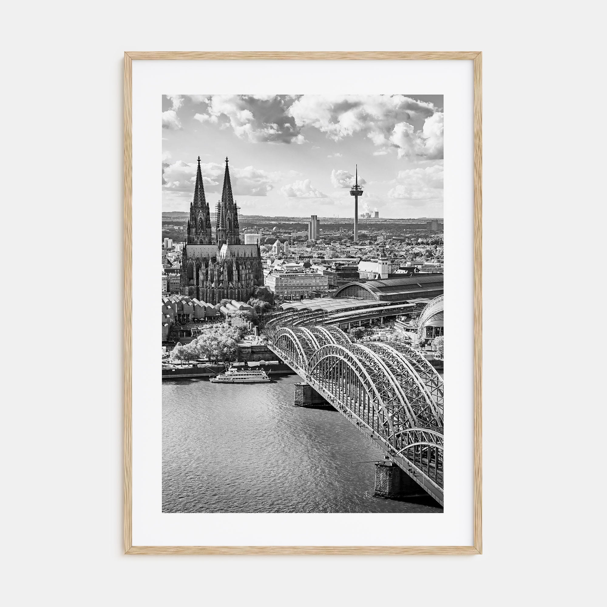 Cologne Photo B&W Poster