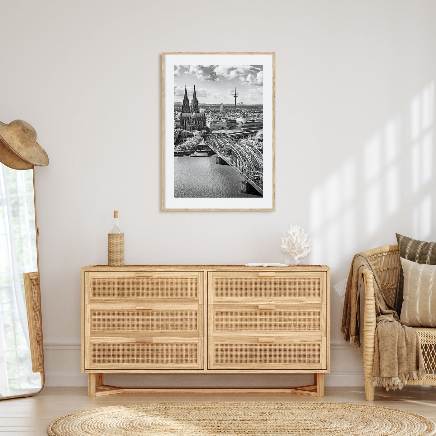 Cologne Photo B&W Poster