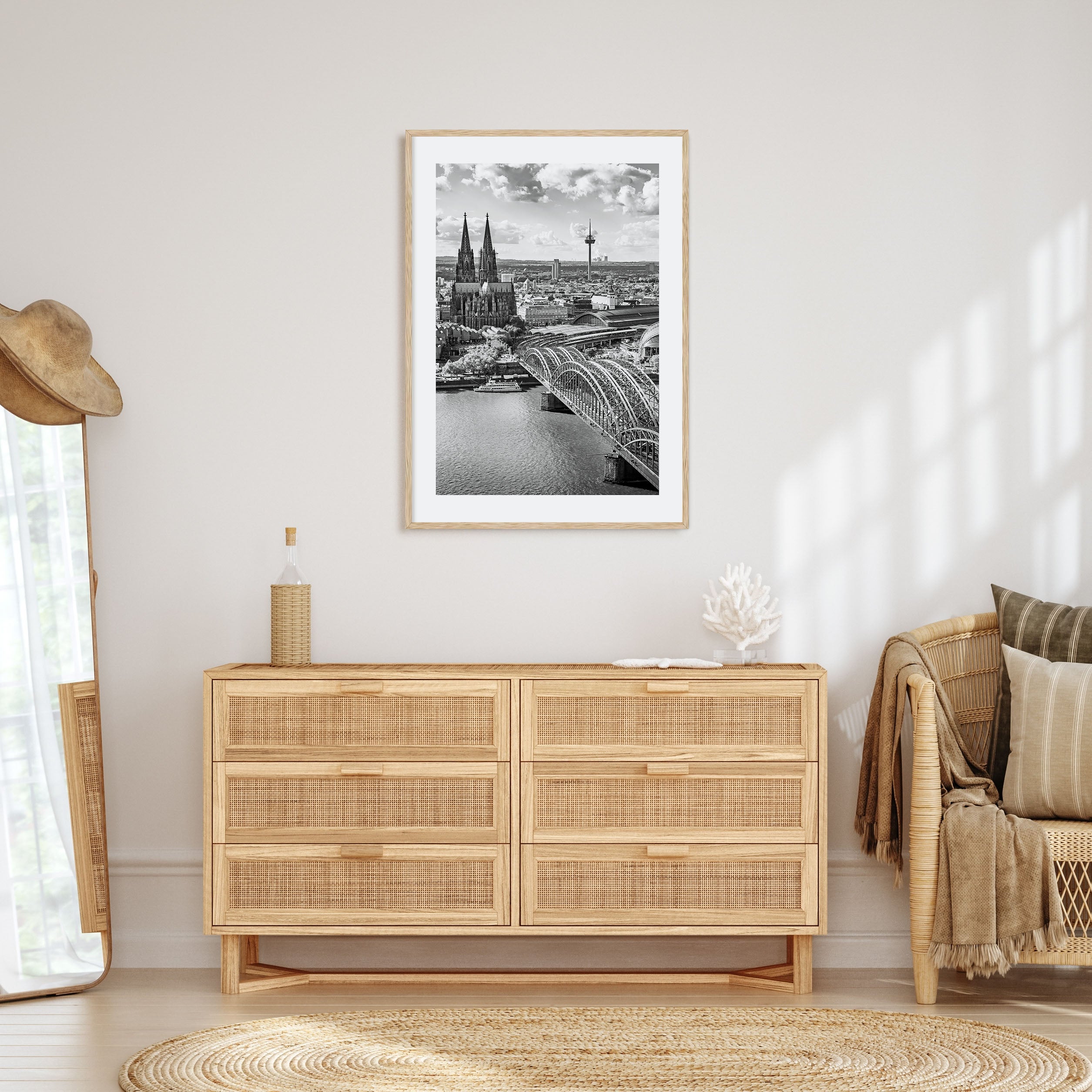 Cologne Photo B&W Poster