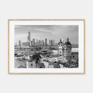 Colombia Landscape B&W Poster