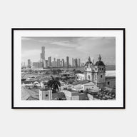 Colombia Landscape B&W Poster
