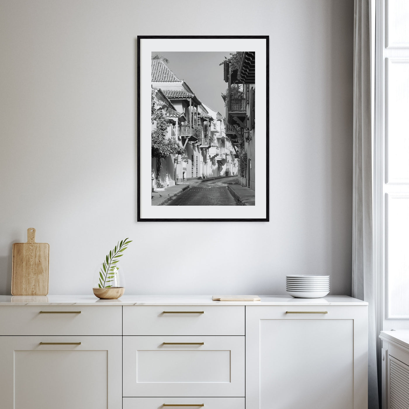 Colombia Photo B&W Poster
