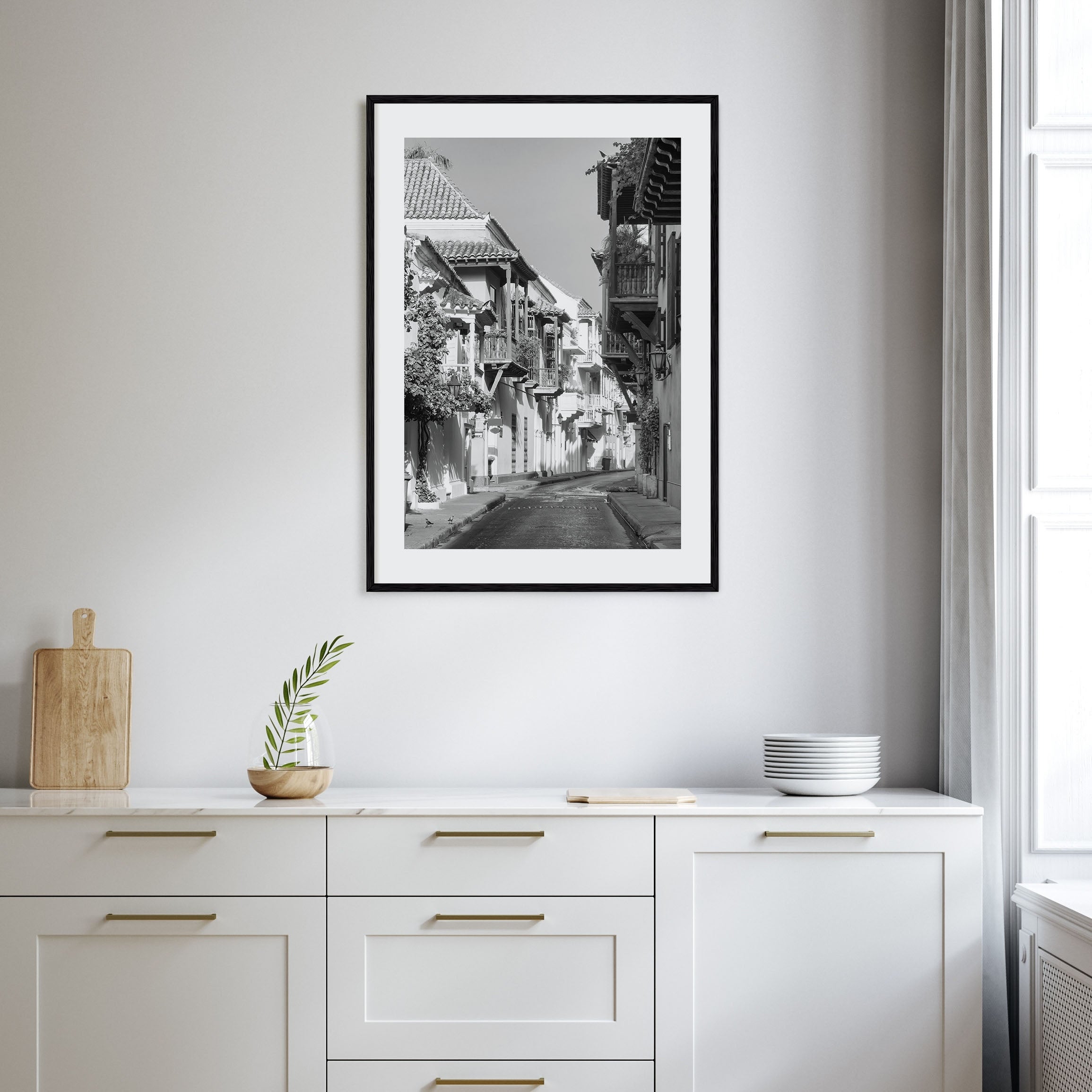 Colombia Photo B&W Poster