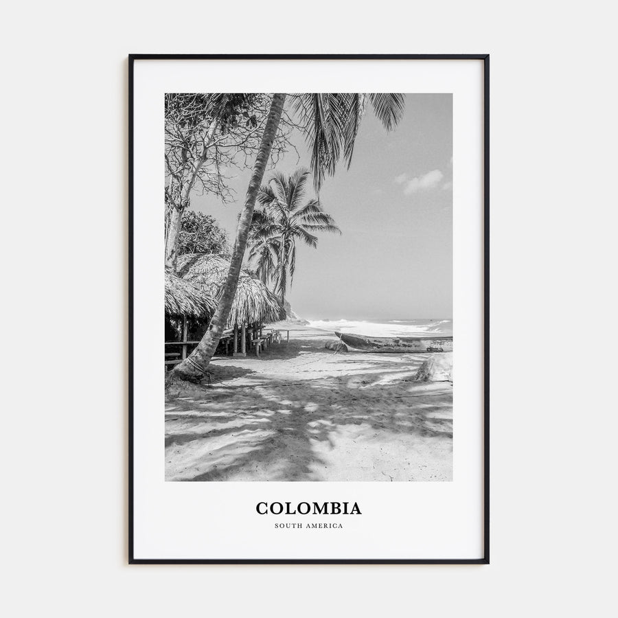 Colombia Portrait B&W No 1 Poster