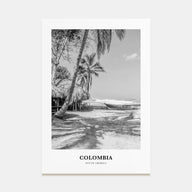 Colombia Portrait B&W No 1 Poster
