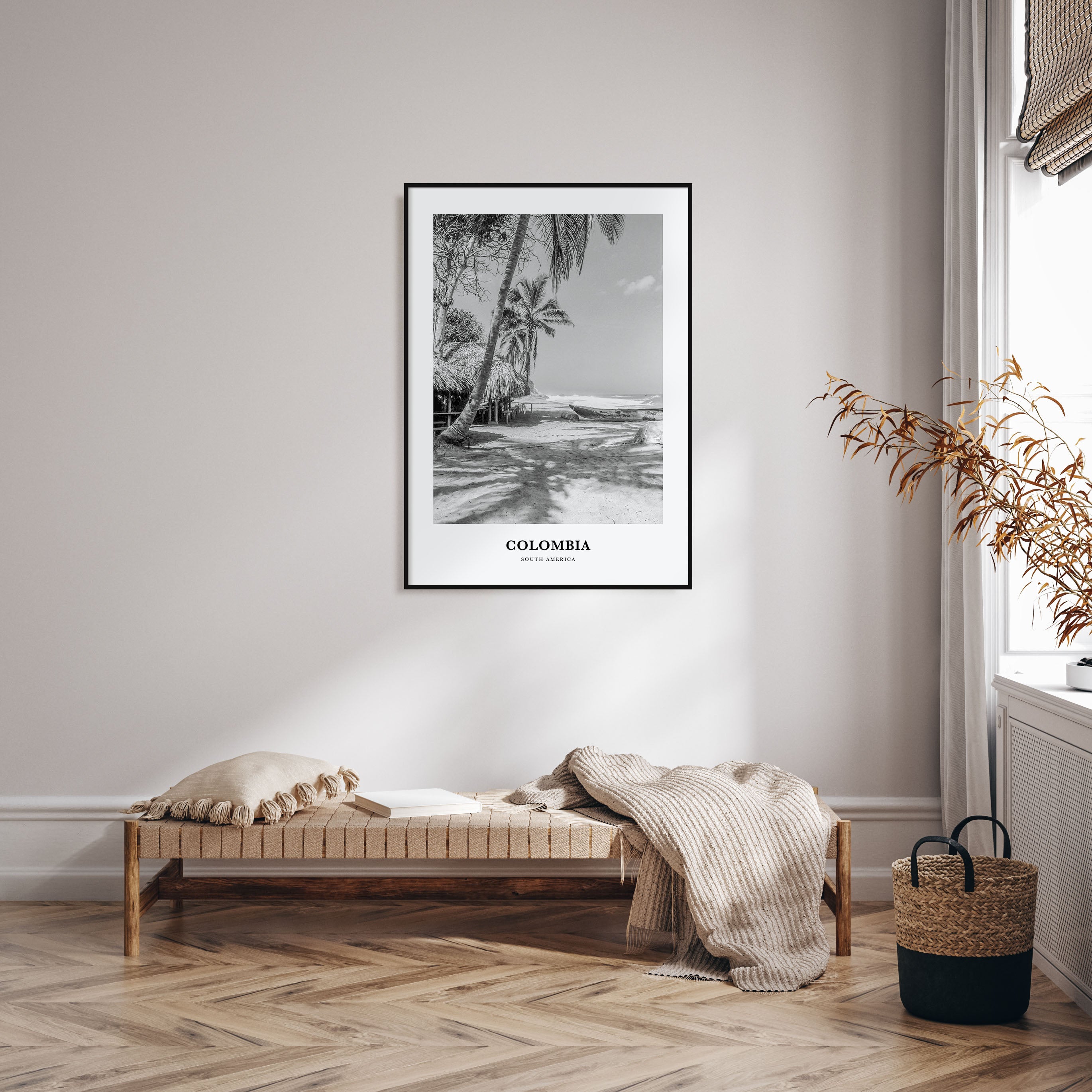 Colombia Portrait B&W No 1 Poster