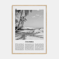 Colombia Travel B&W No 3 Poster