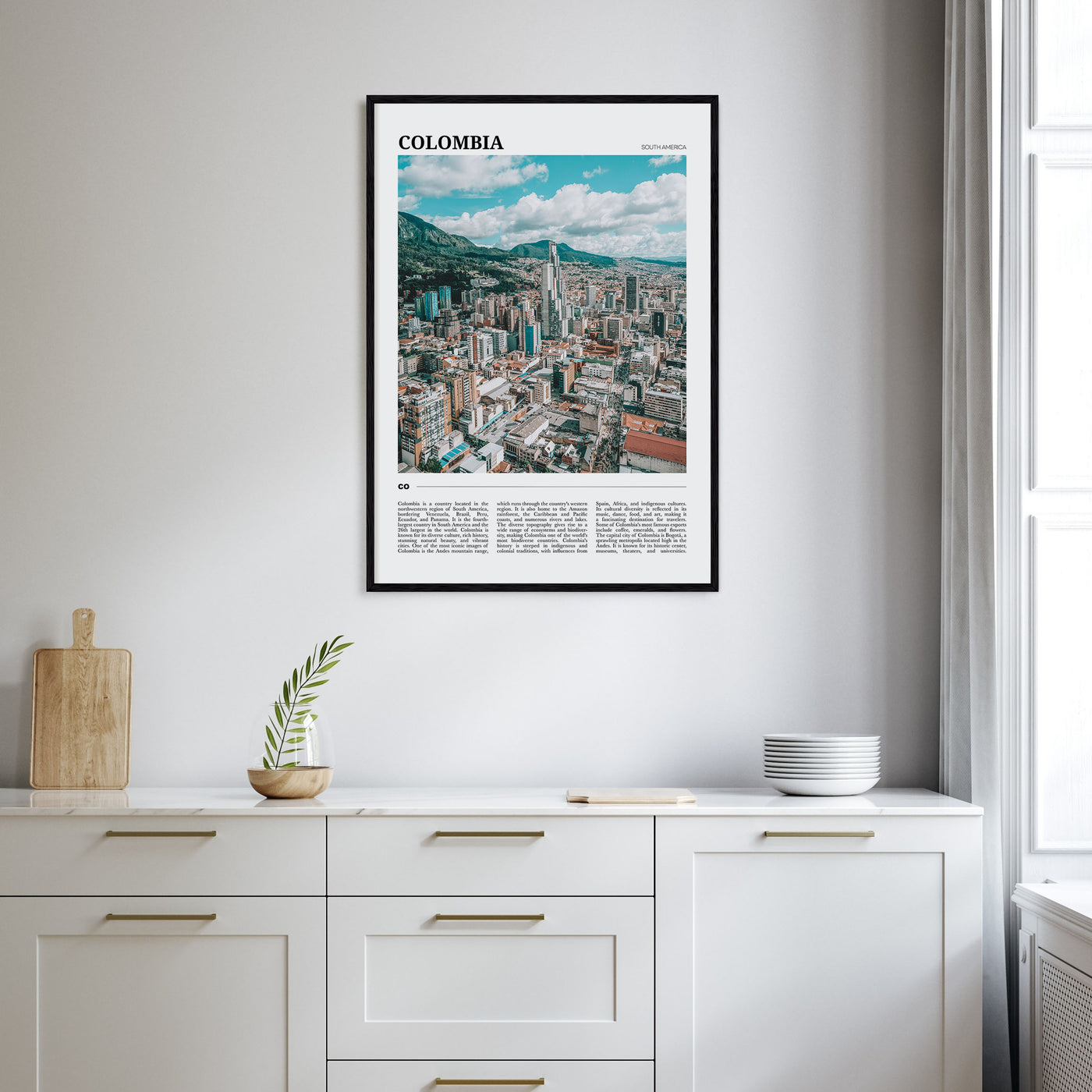 Colombia Travel Color No 1 Poster