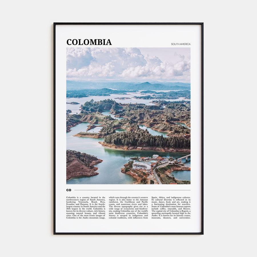 Colombia Travel Color No 2 Poster