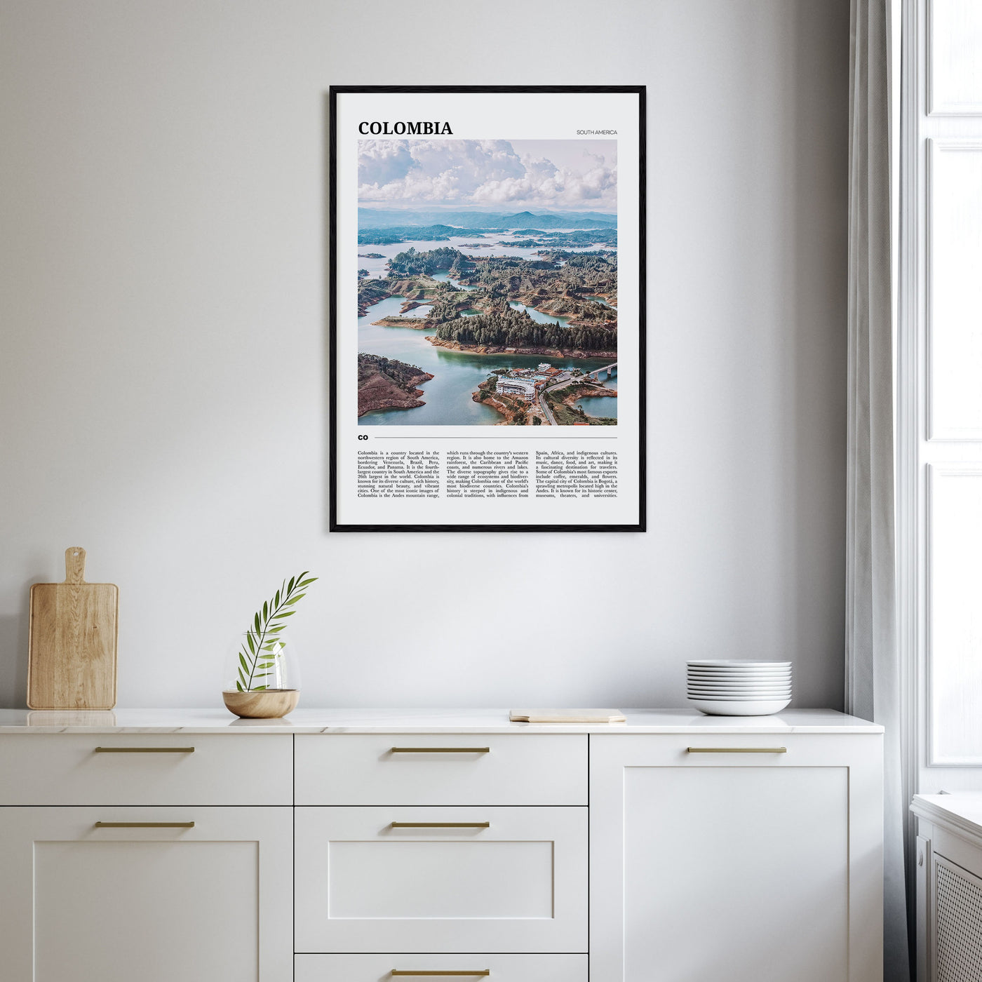 Colombia Travel Color No 2 Poster