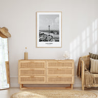 Colombo Portrait B&W Poster