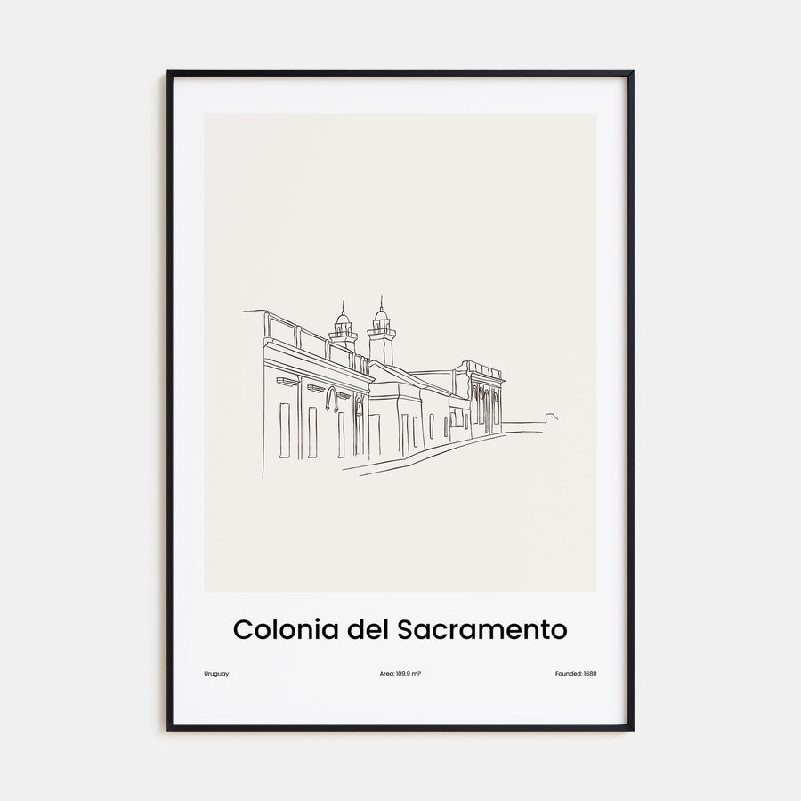 Colonia del Sacramento Drawn Poster