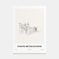 Colonia del Sacramento Drawn Poster