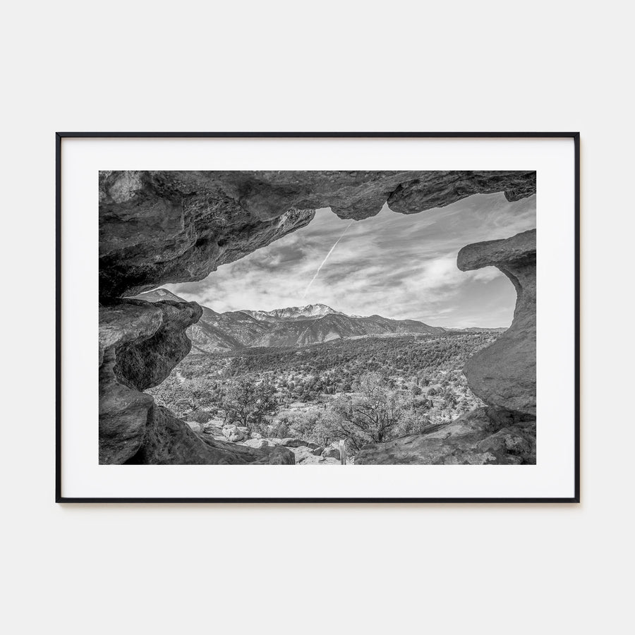 Colorado Landscape B&W Poster
