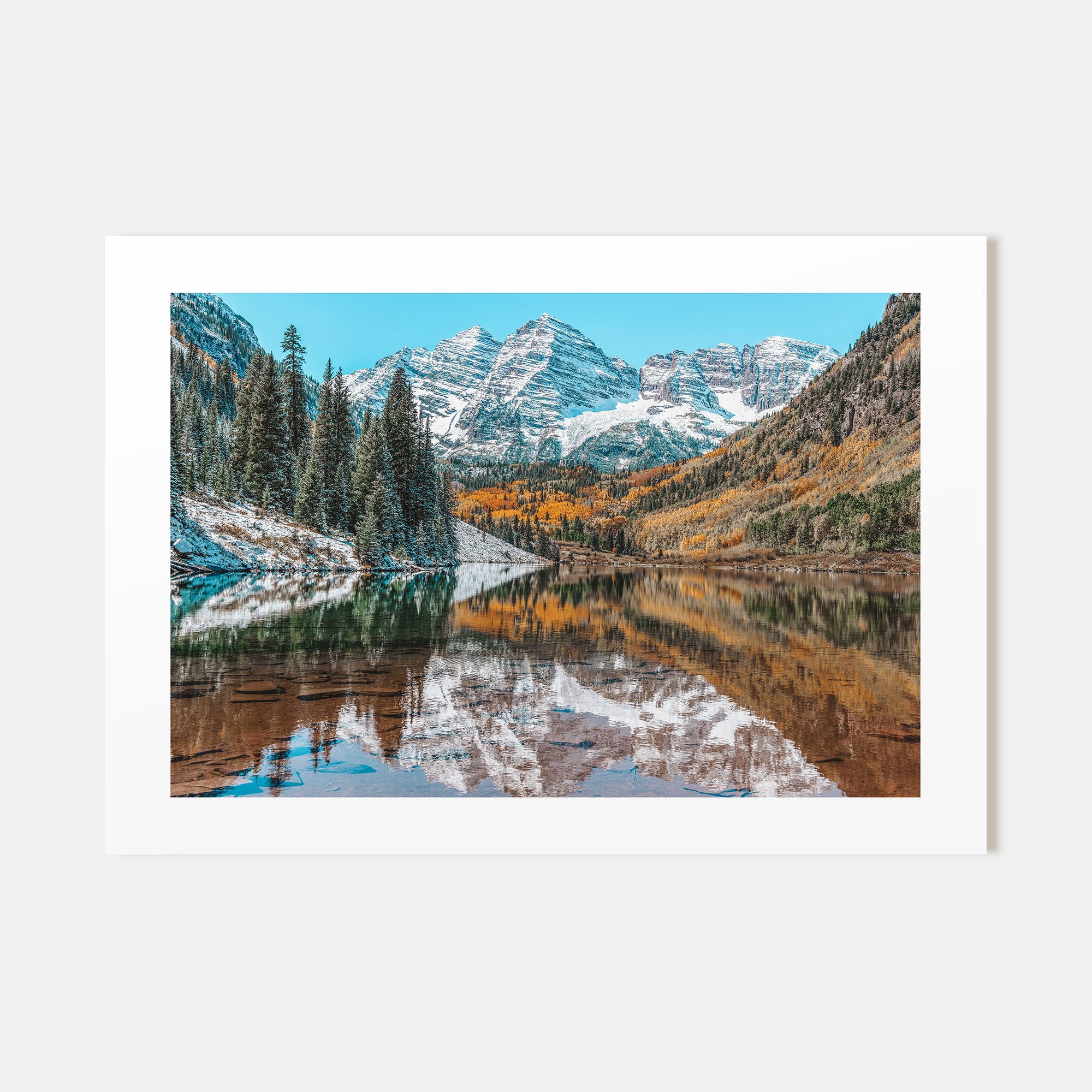 Colorado Landscape Color Poster