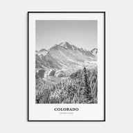 Colorado Portrait B&W No 1 Poster