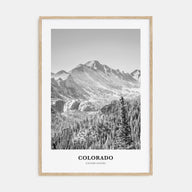 Colorado Portrait B&W No 1 Poster