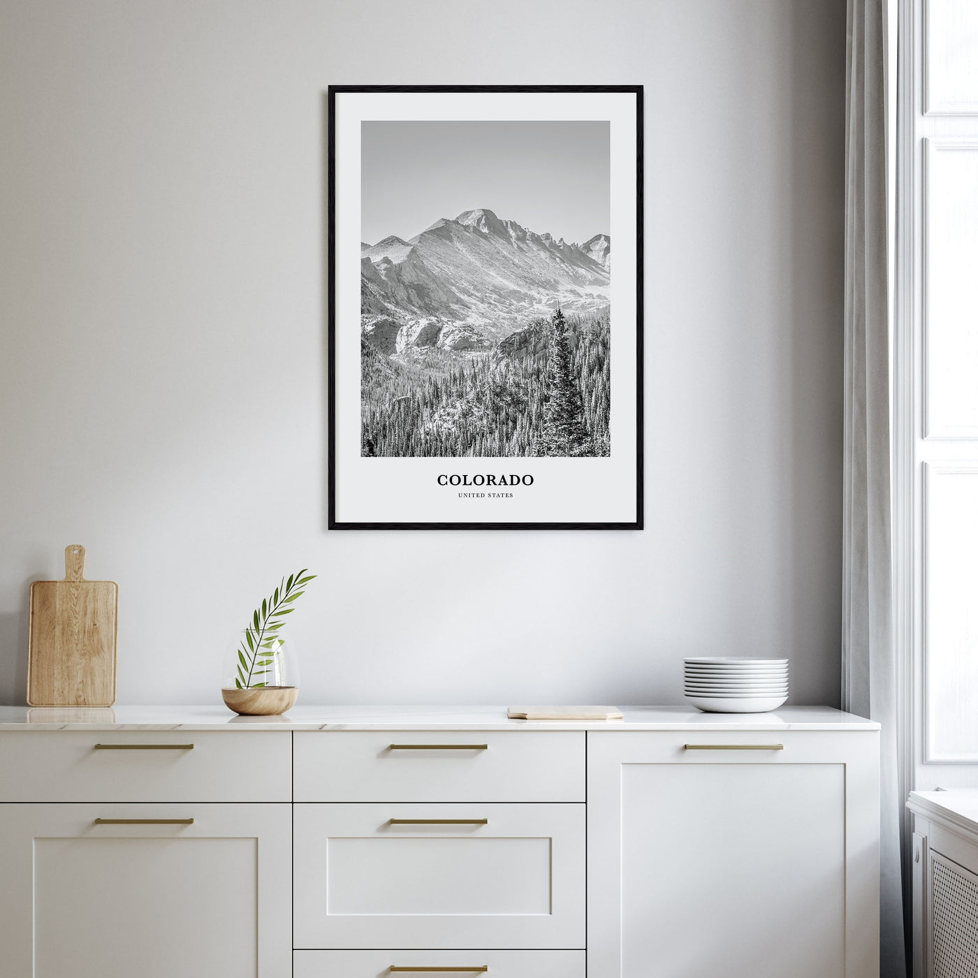 Colorado Portrait B&W No 1 Poster