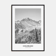 Colorado Portrait B&W No 1 Poster