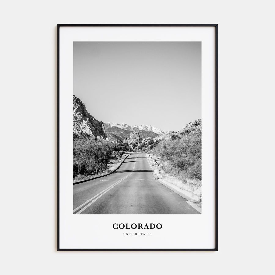 Colorado Portrait B&W No 2 Poster