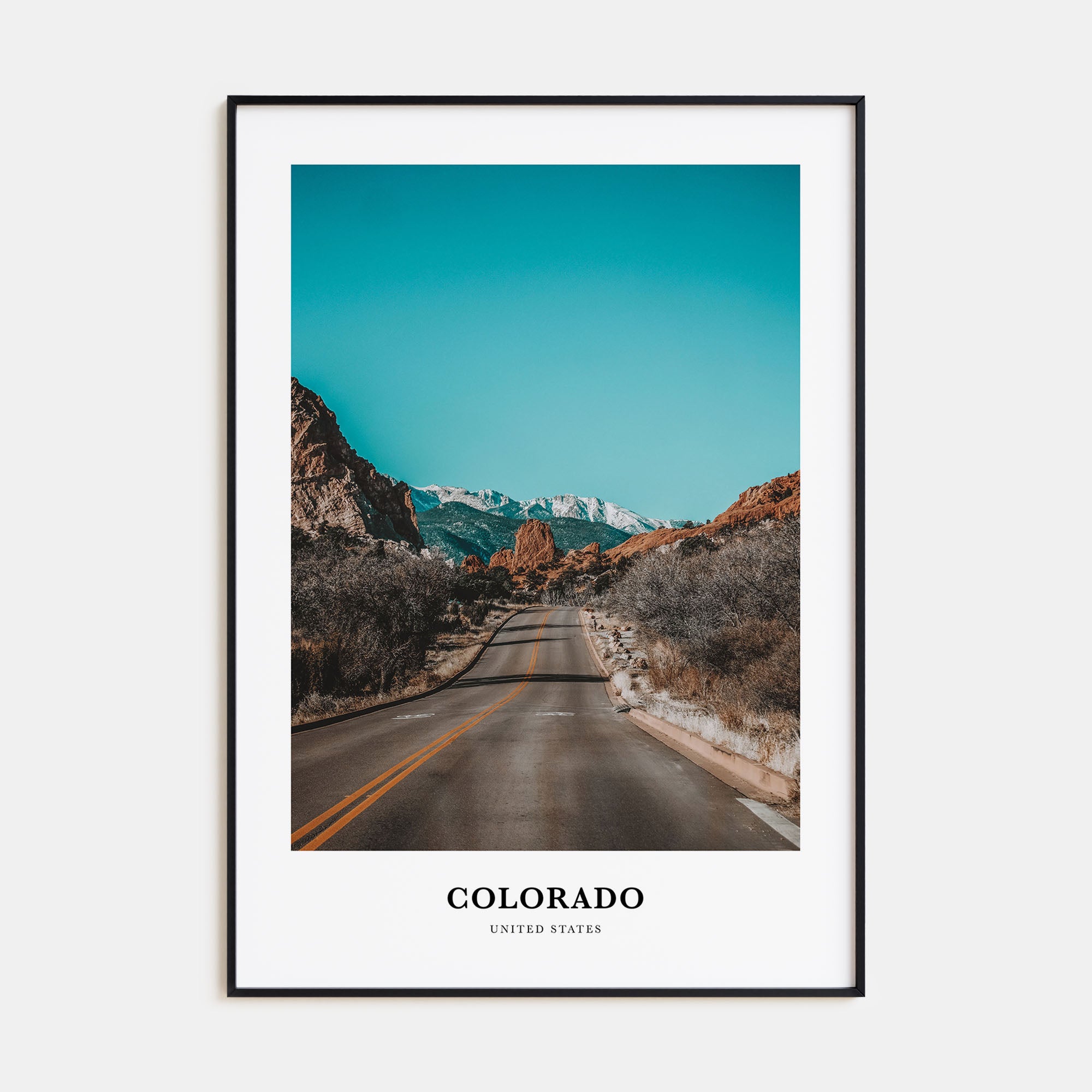 Colorado Portrait Color Poster