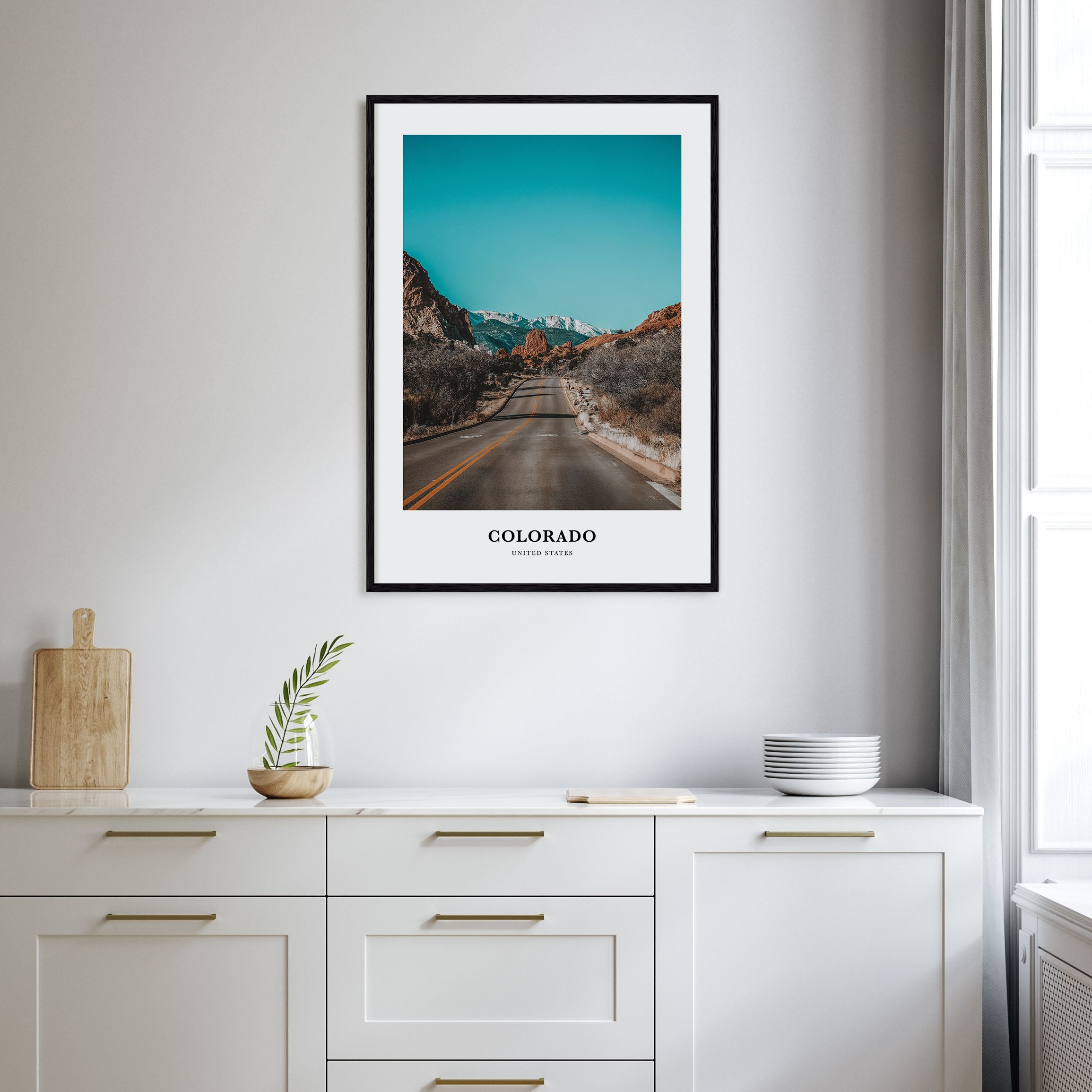 Colorado Portrait Color Poster
