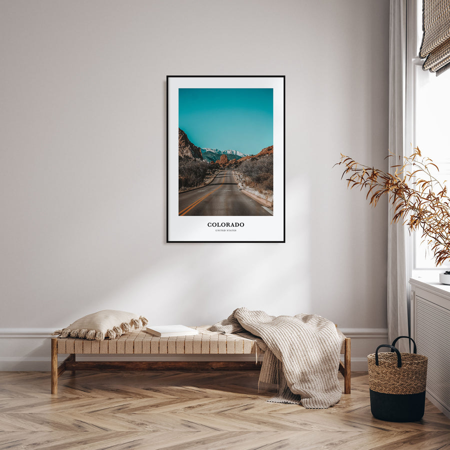Colorado Portrait Color Poster