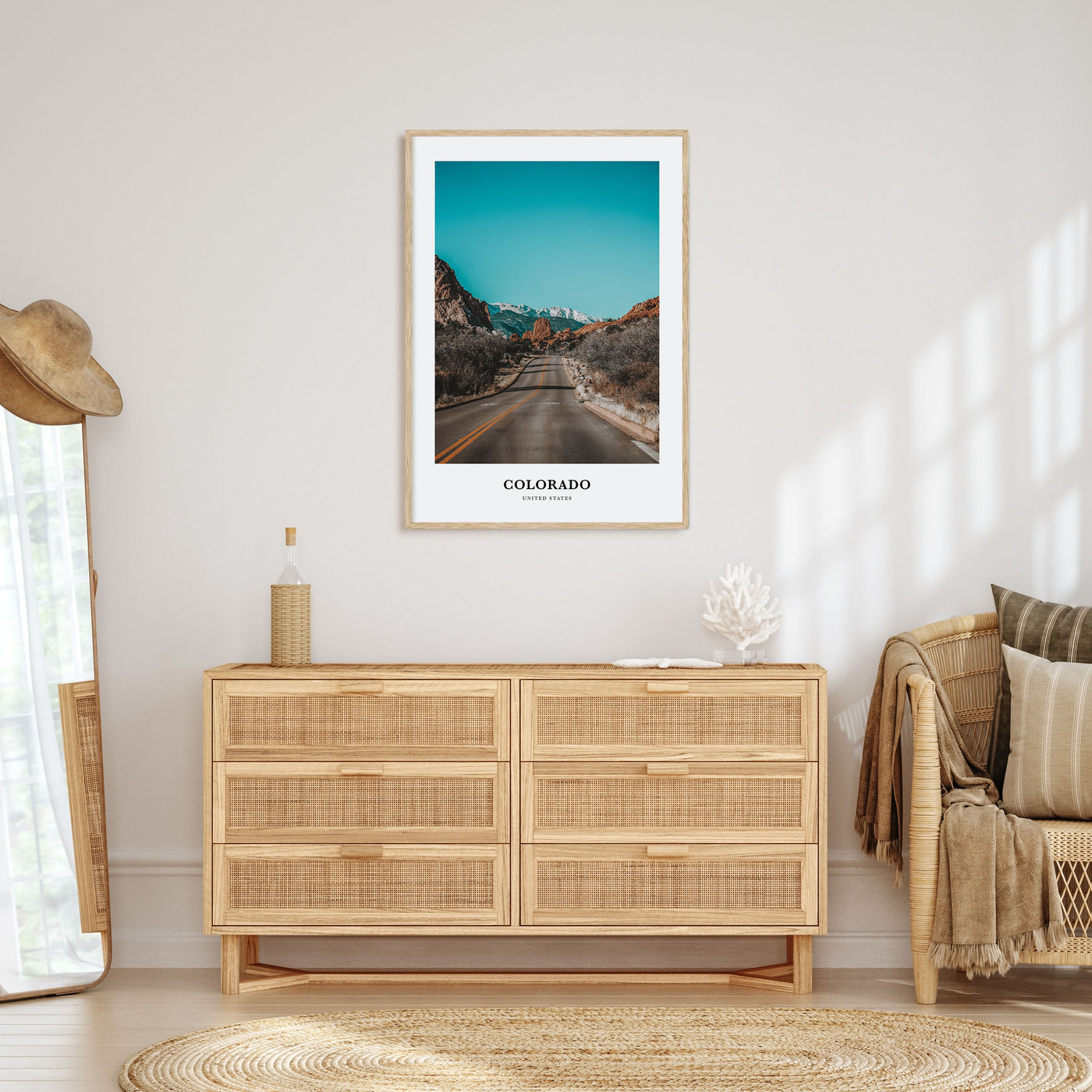 Colorado Portrait Color Poster