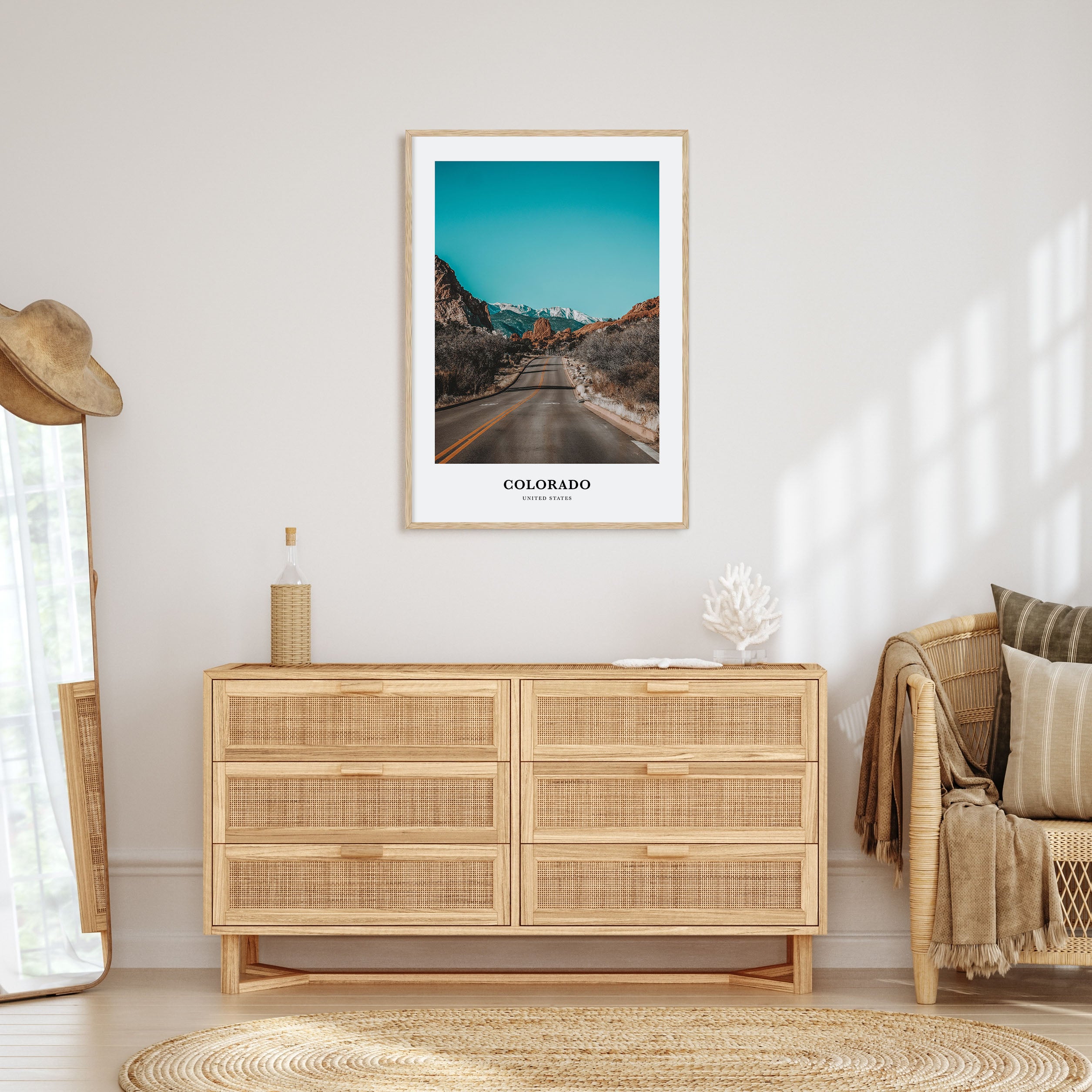 Colorado Portrait Color Poster
