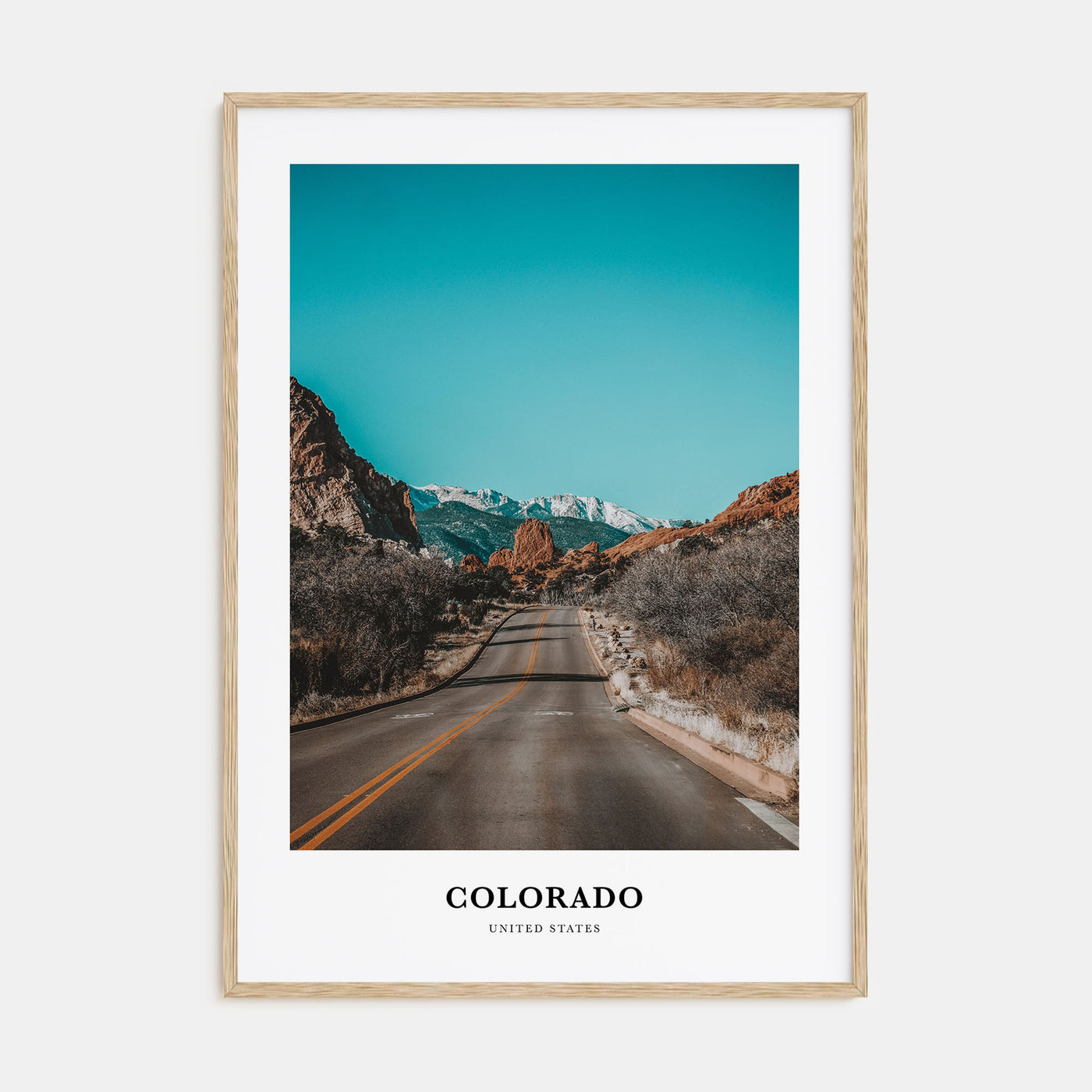 Colorado Portrait Color Poster