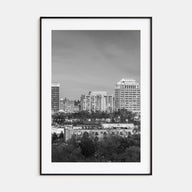 Colorado Springs Photo B&W Poster
