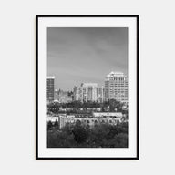 Colorado Springs Photo B&W Poster