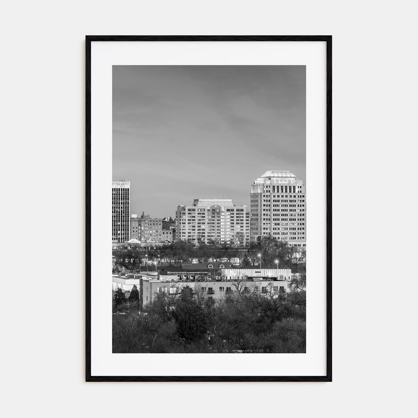 Colorado Springs Photo B&W Poster