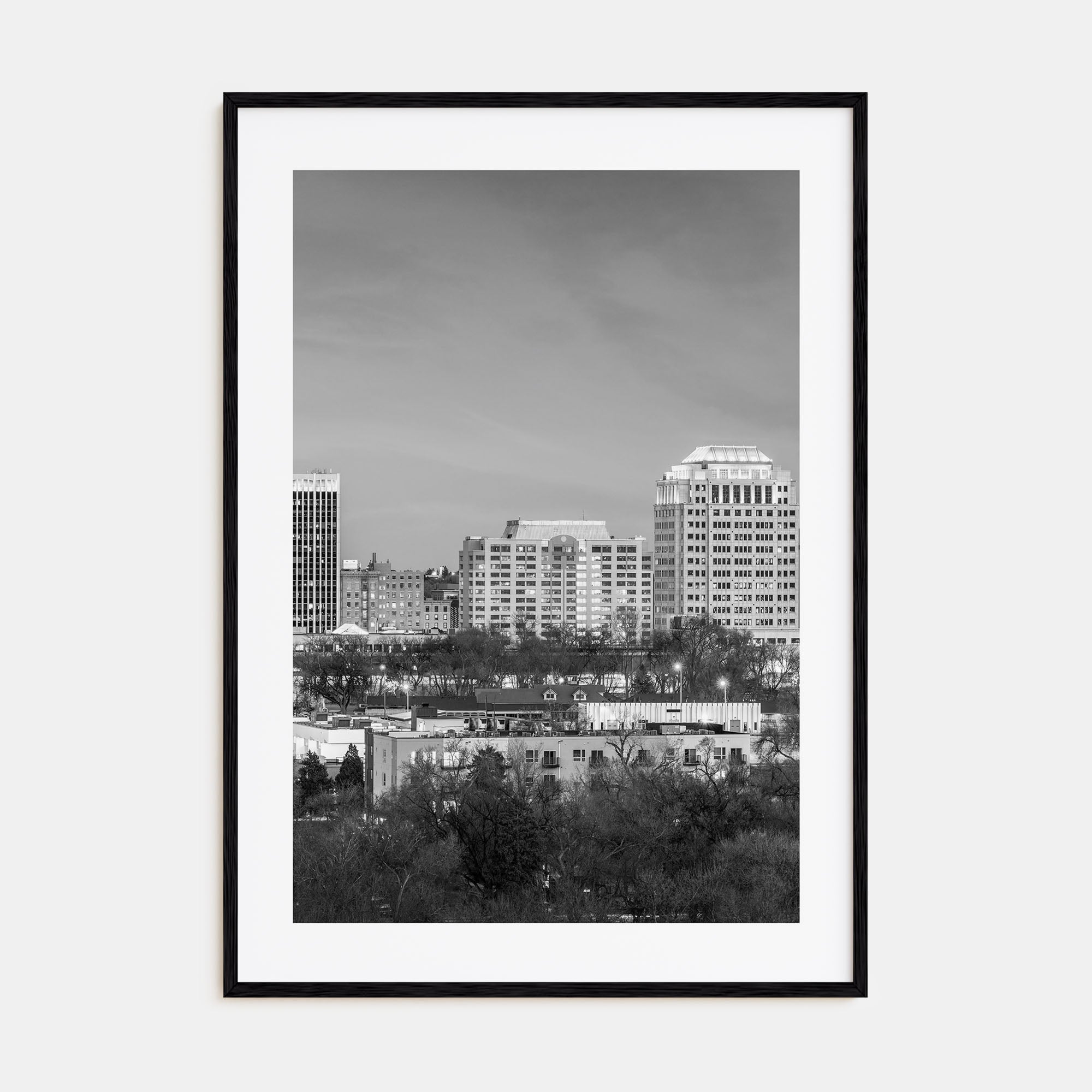 Colorado Springs Photo B&W Poster