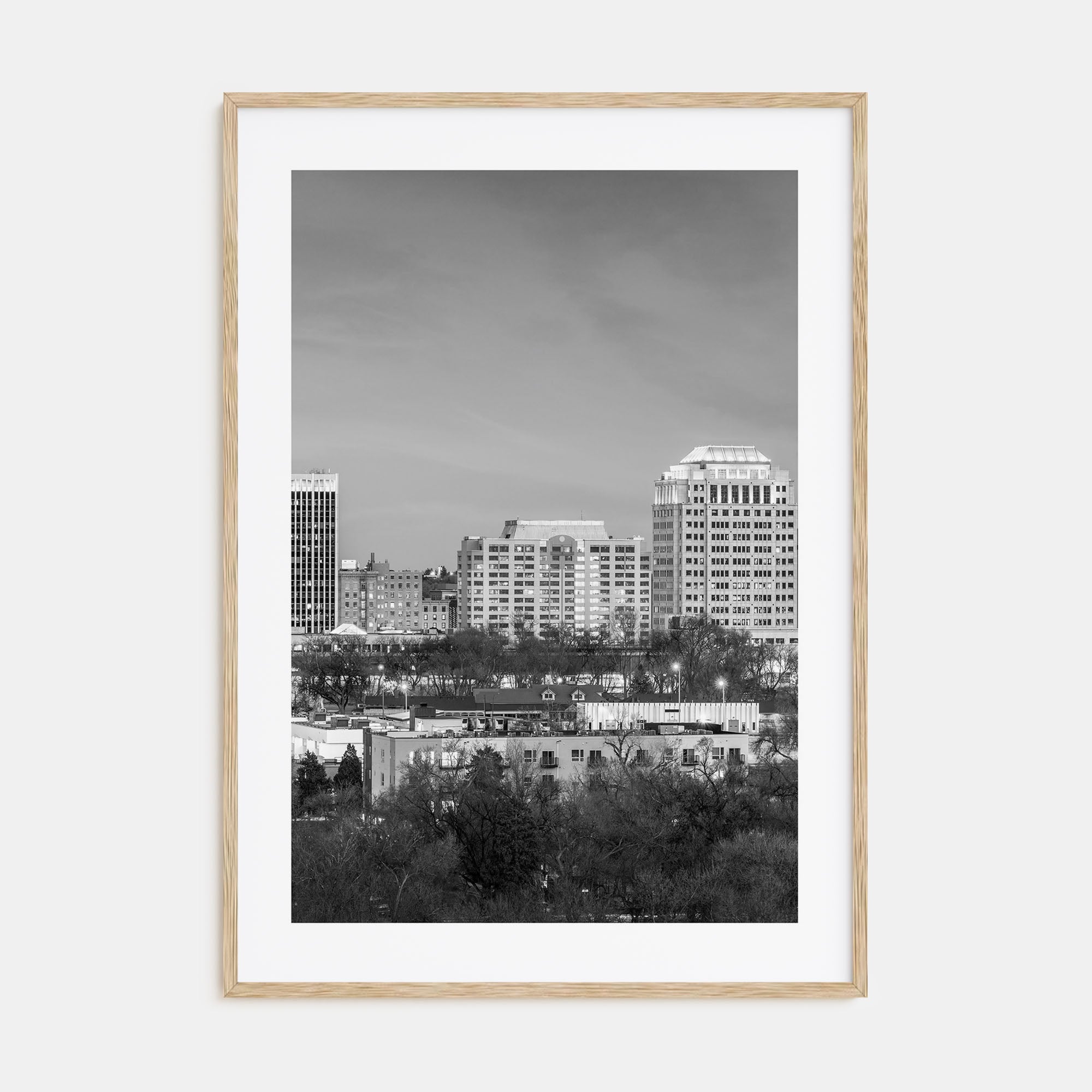 Colorado Springs Photo B&W Poster