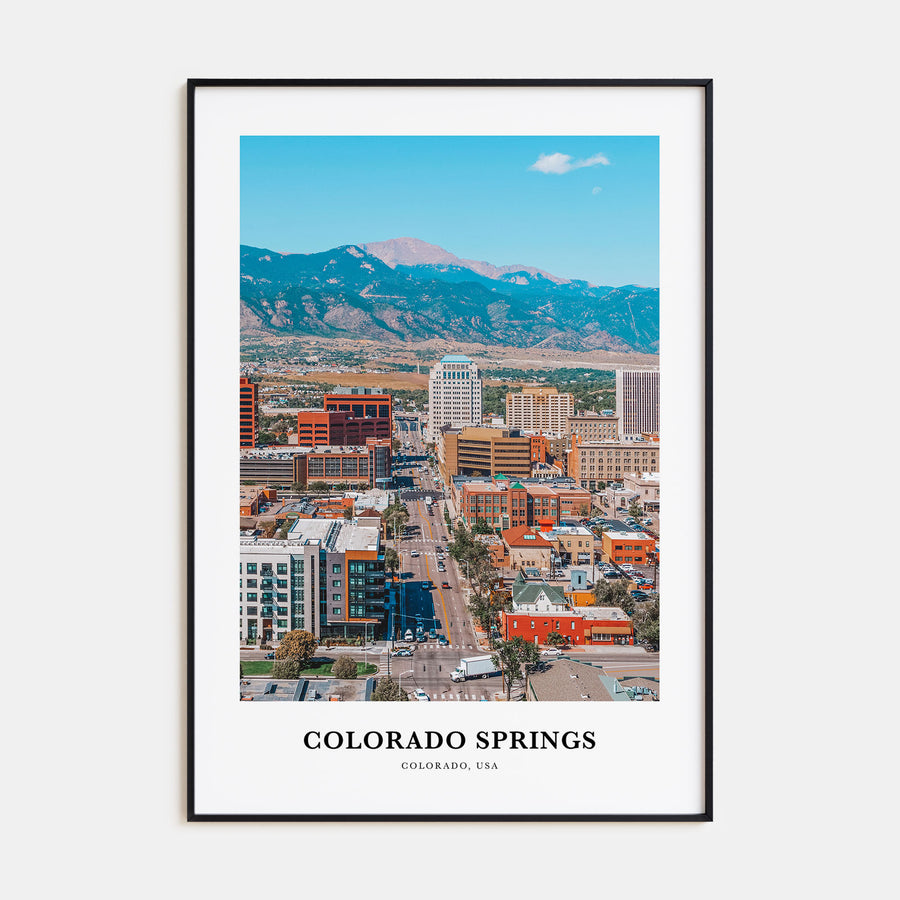 Colorado Springs Portrait Color Poster