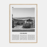 Colorado Travel B&W No 3 Poster
