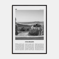 Colorado Travel B&W No 3 Poster