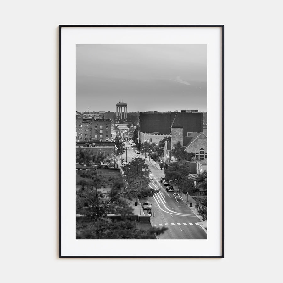 Columbia, Missouri Photo B&W Poster