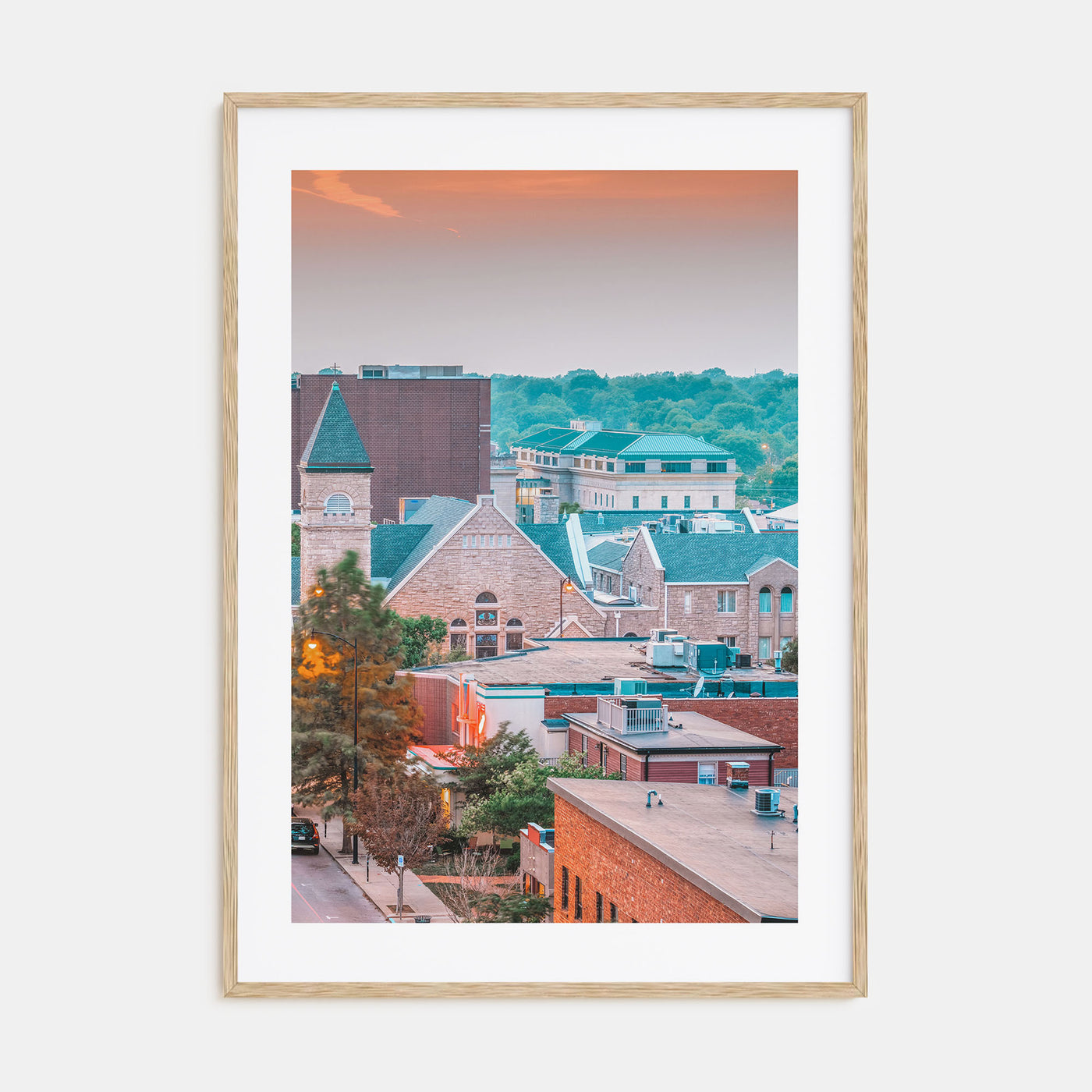 Columbia, Missouri Photo Color Poster