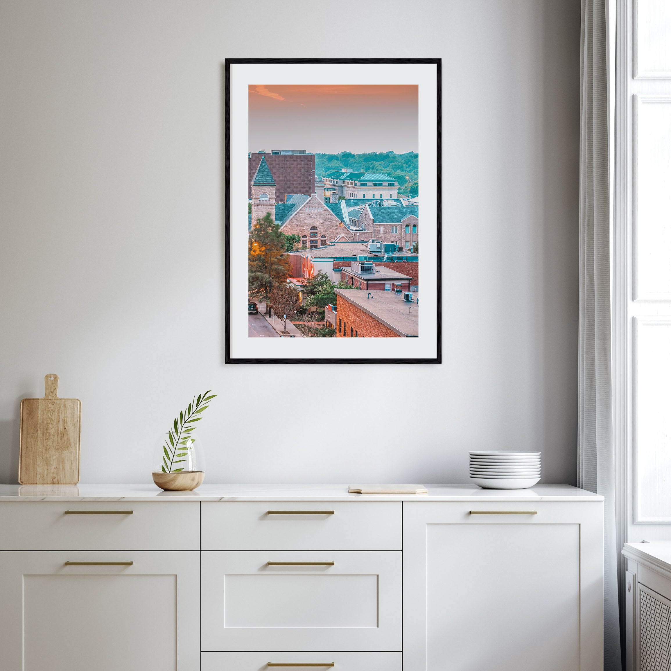 Columbia, Missouri Photo Color Poster