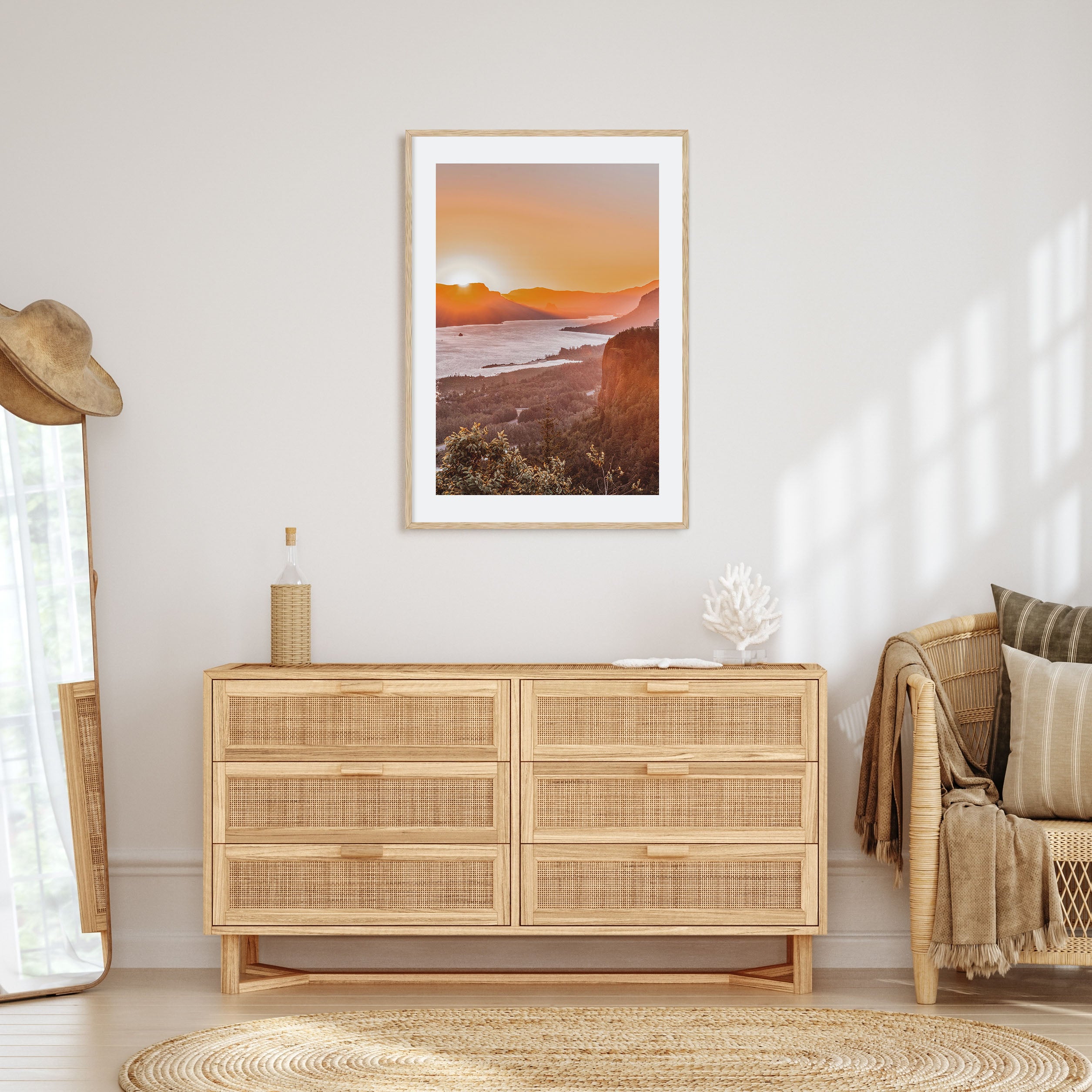 Columbia River Gorge Photo Color No 1 Poster