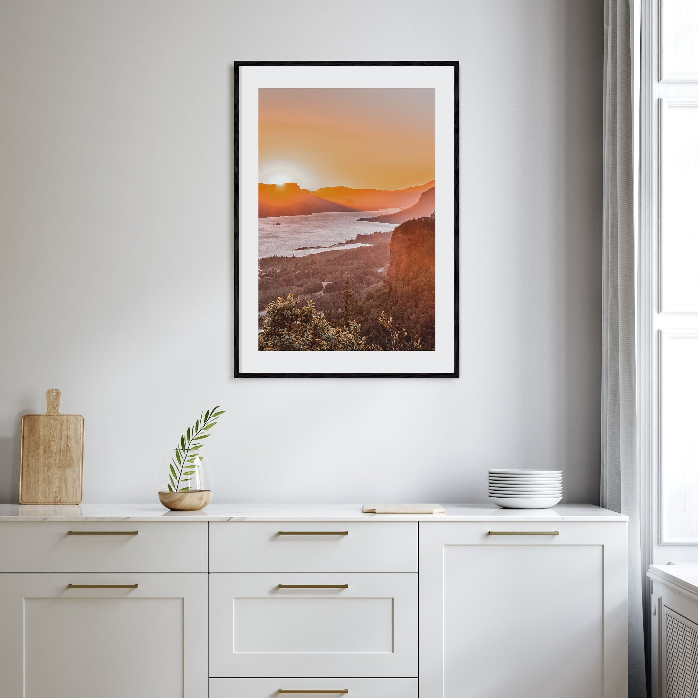 Columbia River Gorge Photo Color No 1 Poster