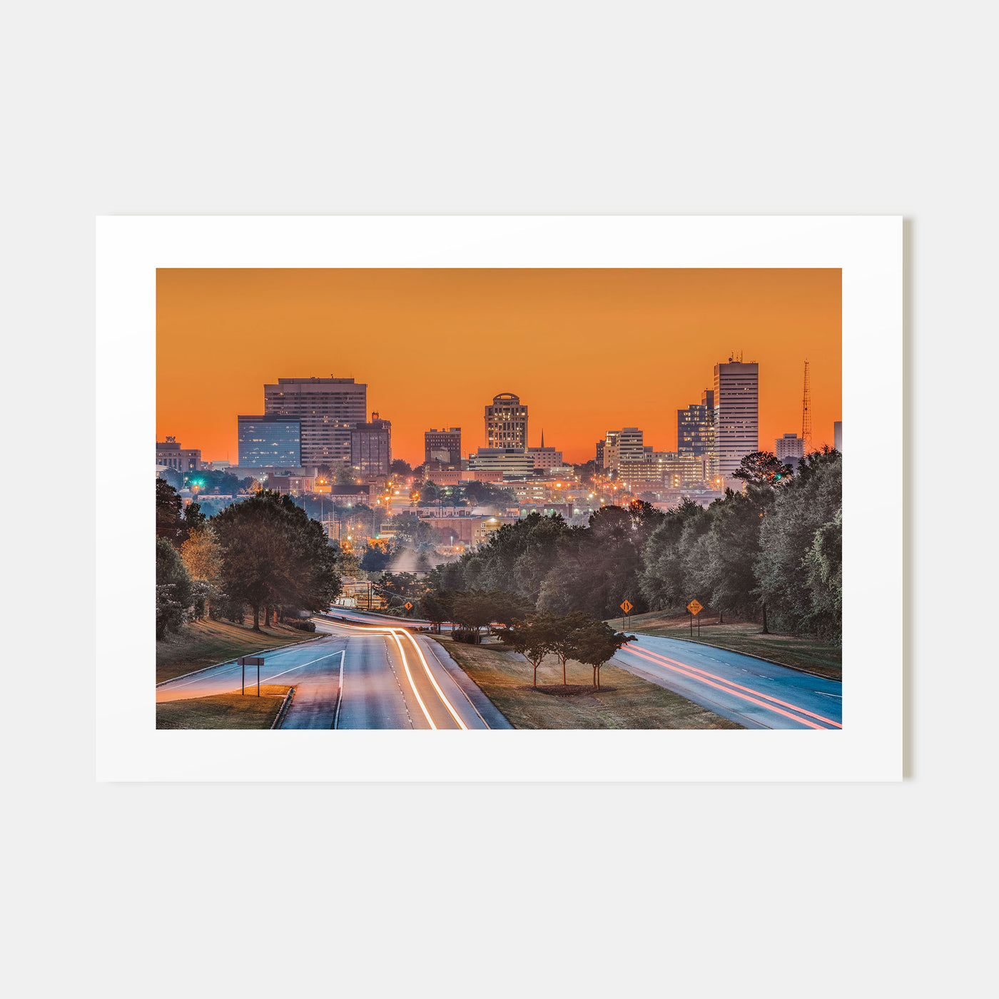 Columbia, South Carolina Landscape Color Poster