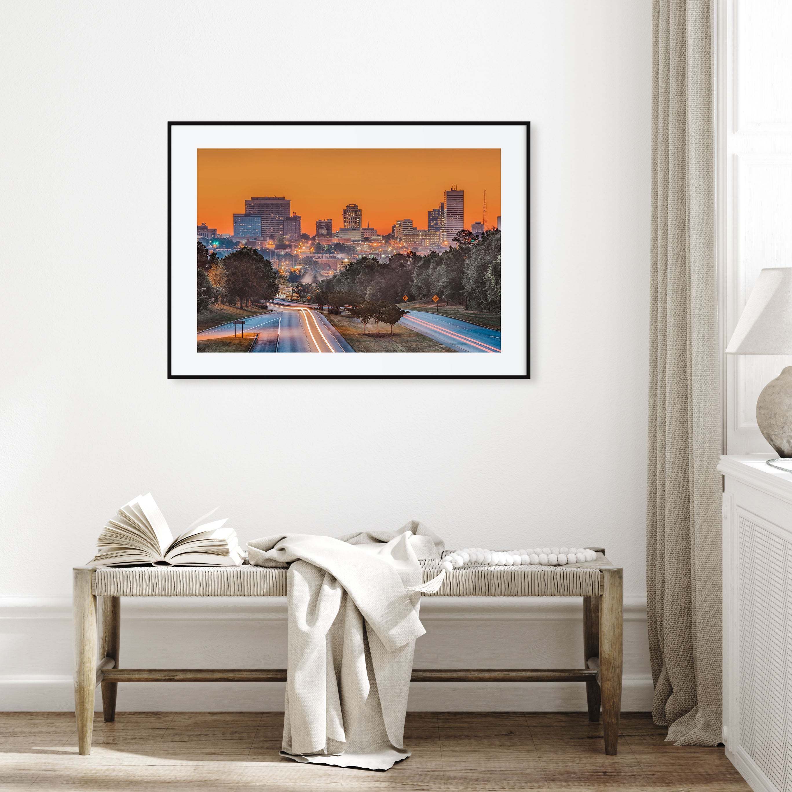 Columbia, South Carolina Landscape Color Poster