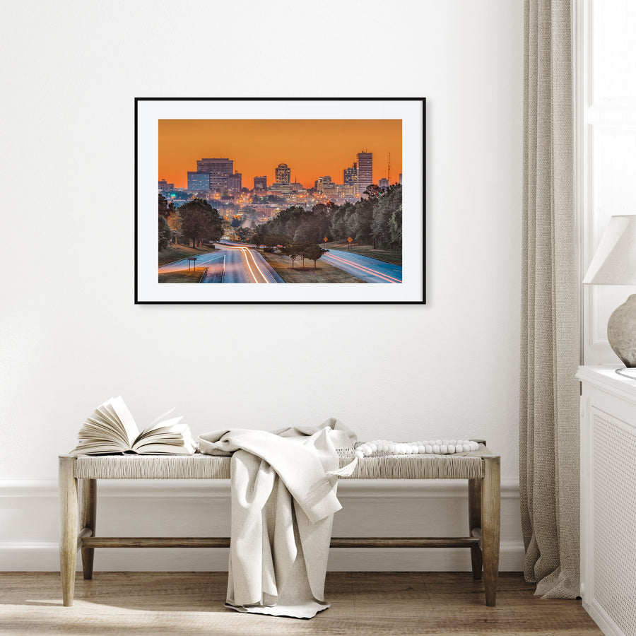 Columbia, South Carolina Landscape Color Poster