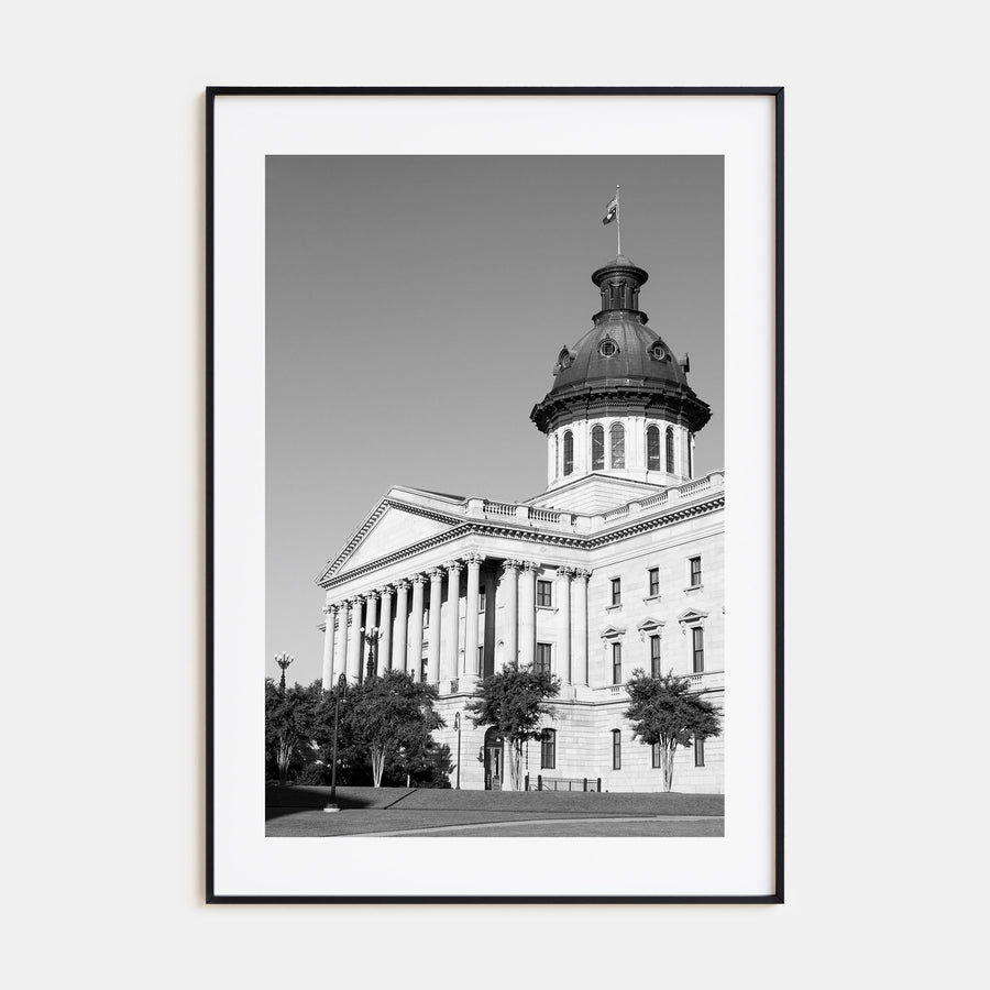 Columbia, South Carolina Photo B&W Poster