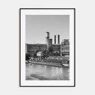 Columbus, Georgia Photo B&W Poster