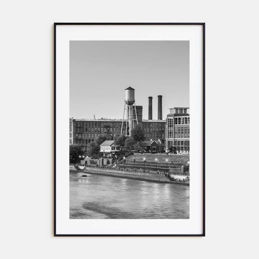 Columbus, Georgia Photo B&W Poster