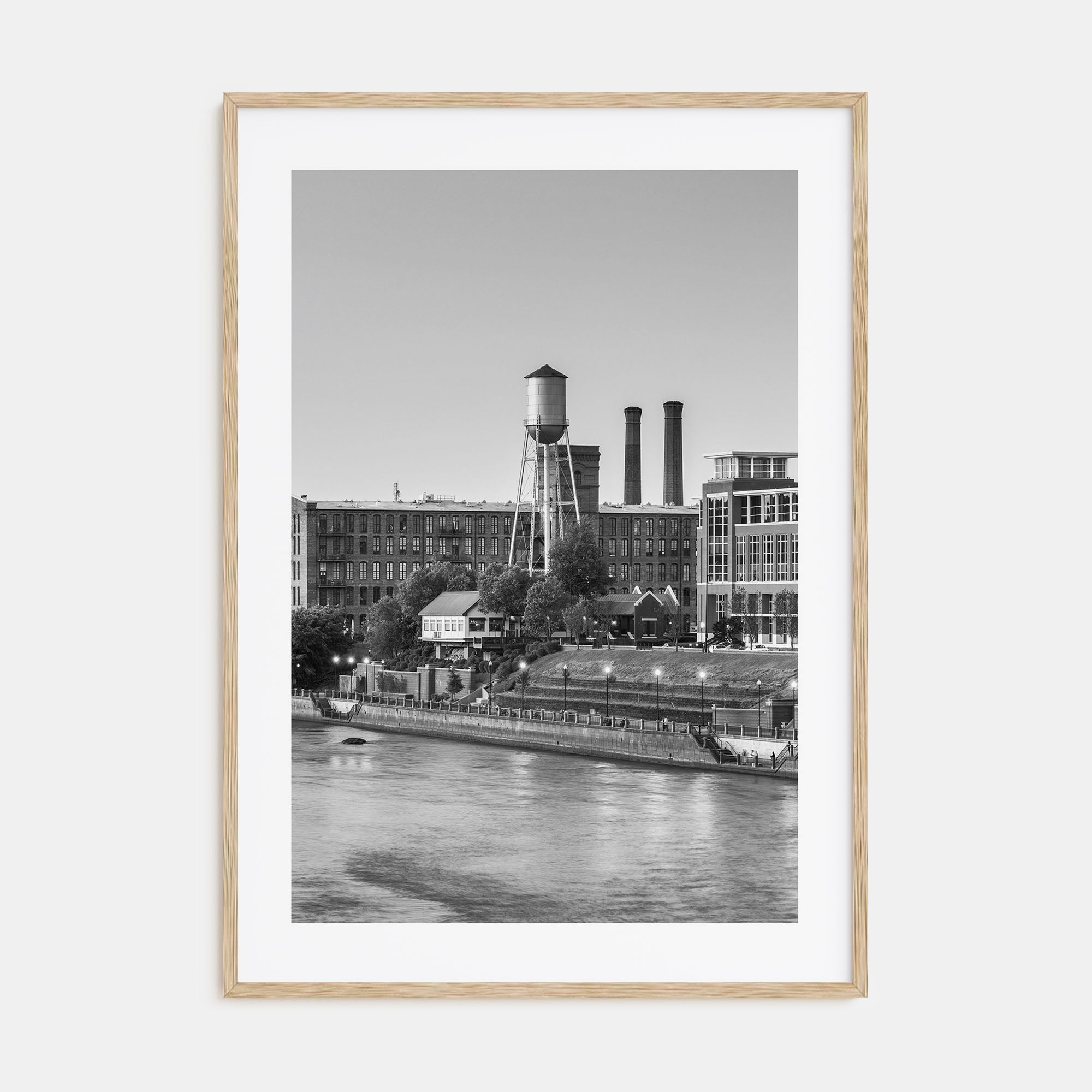 Columbus, Georgia Photo B&W Poster